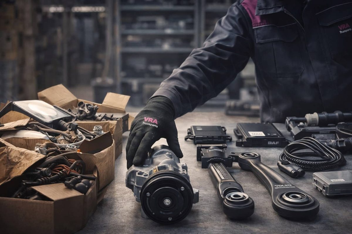 Why Used OEM Truck Parts Beat Cheap Aftermarket for MAN, DAF, Volvo and Mercedes-Benz Fleets