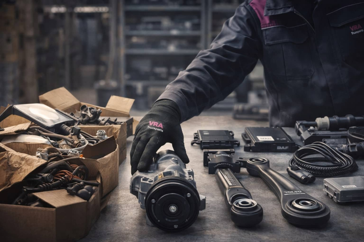 Why Used OEM Truck Parts Beat Cheap Aftermarket for MAN, DAF, Volvo and Mercedes-Benz Fleets