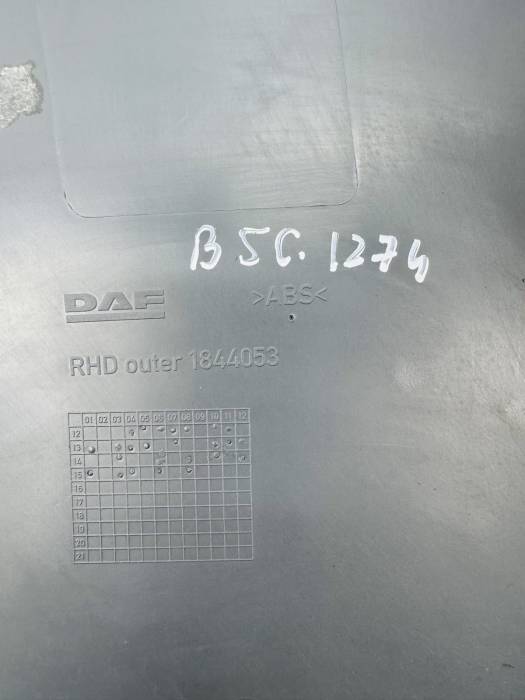 DAF XF106 CF Dashboard Side Trim Vent Panel 1844053 RHD Outer view 5