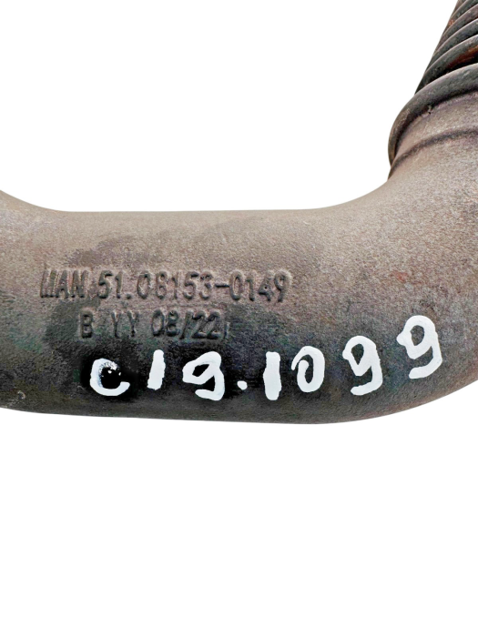 MAN TGX/TGS EGR Exhaust Pipe 51081530149 51081530142 51081530081 Euro 6 view 2