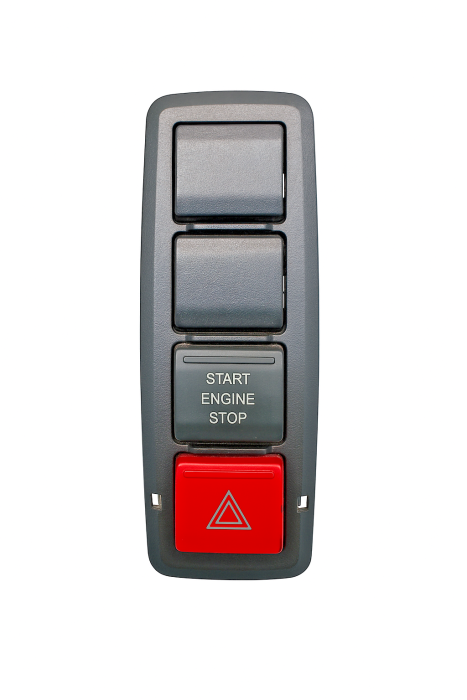 MAN TGX TGS Hazard & Start‑Stop Switch Panel OEM 81626300123 81.62630‑0123 Used