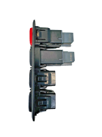 MAN TGX TGS Hazard & Start‑Stop Switch Panel OEM 81626300123 81.62630‑0123 Used view 5