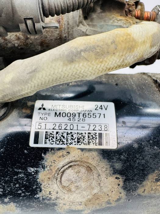 MAN TGS/TGX Starter Motor 51262017238 51.26201-7238 M009T65571 24V 12T Used Blower Motors Blower Motors