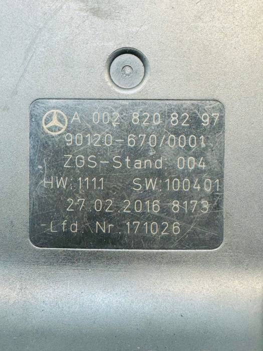 Mercedes Actros MP4 Antos Arocs ECAS Remote A0028208297 A0058206097 Euro 6 Used view 5