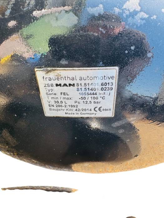 MAN TGA/TGL/TGM/TGS/TGX Air Tank Assembly 81514016013 81514016013 30L Euro 6 view 9