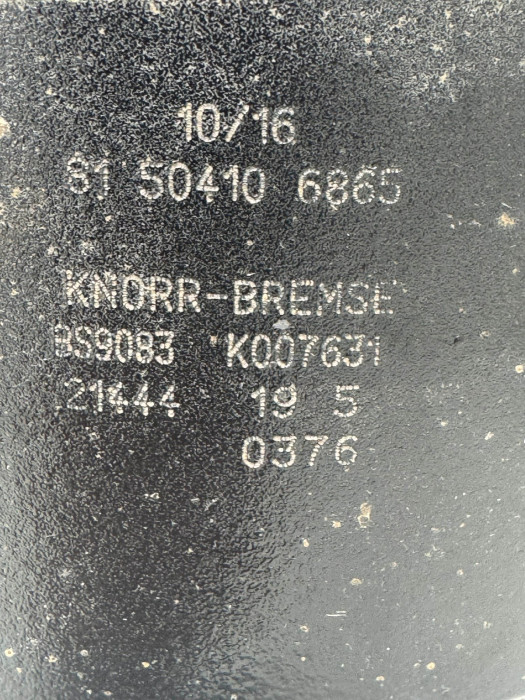 MAN TGS/TGX Spring Brake Chamber LH 81504106865 81.50410-6865 Knorr K007631 Used