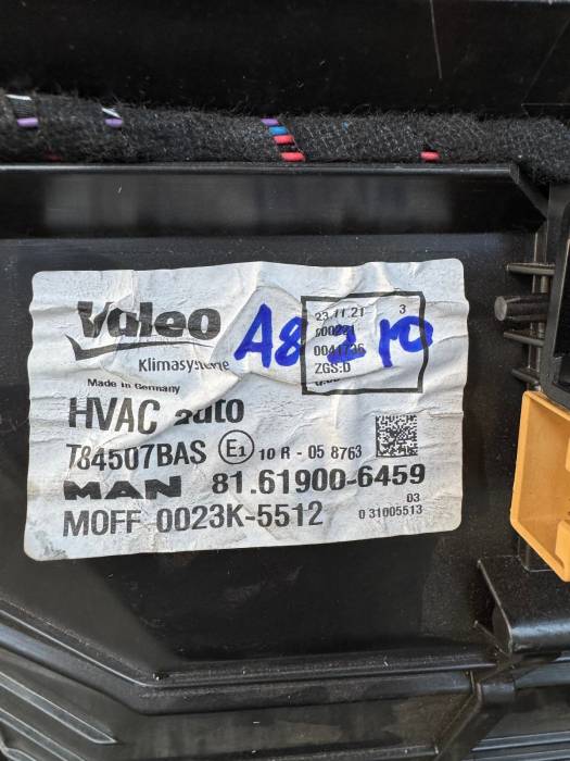 MAN TGX/TGS TG3 HVAC Heater Box 81.61900-6459 81619006459 Valeo T84507BAS Used view 6