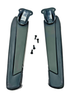 Volvo FH Truck Cab Seat Armrest Pair 21701452 LH RH Black Trim Used OEM view 3