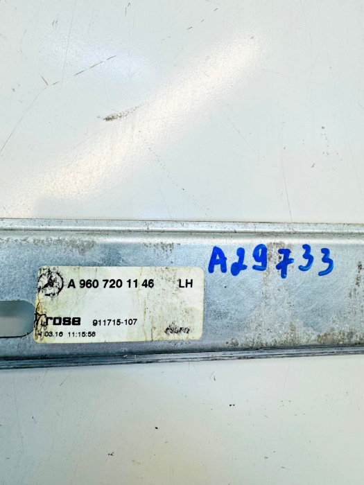 Mercedes Actros MP4 LH Front Window Regulator Mechanism A9607201146 Euro 6 Used view 3