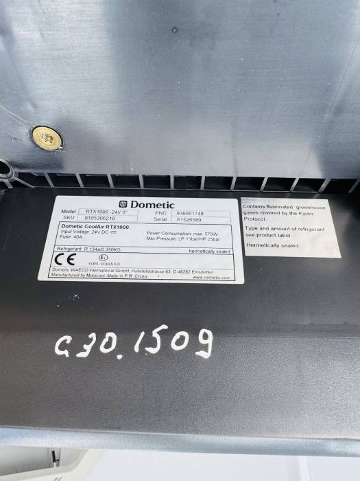 Dometic CoolAir RTX1000 Roof Parking Cooler 9105306210 24V 1200W Used OEM view 7