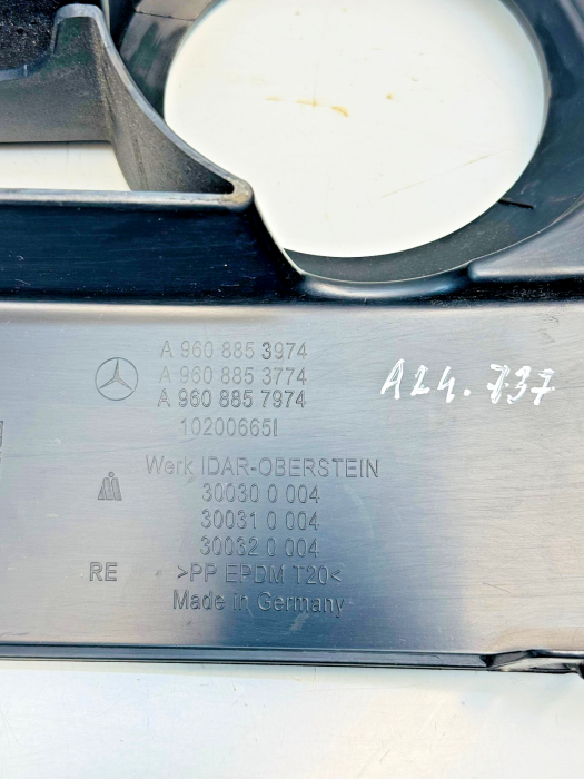 Mercedes Actros MP4 Front Fog Lamp Cover Right A9608853974 A9608853774 Used view 3