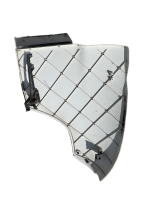 Scania P/G/R/T Left Cab Side Air Deflector Spoiler 1497723 White OEM Used view 6