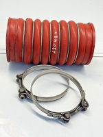 Daf XF106/CF Charge Air Hose 1813209 SI-DA41 054.300 Red Silicone Euro 6 Used view 4