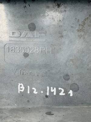 DAF XF106/XG RH Wheelhouse Mudguard Extension 1835028 1843493 Euro 6 Used view 5