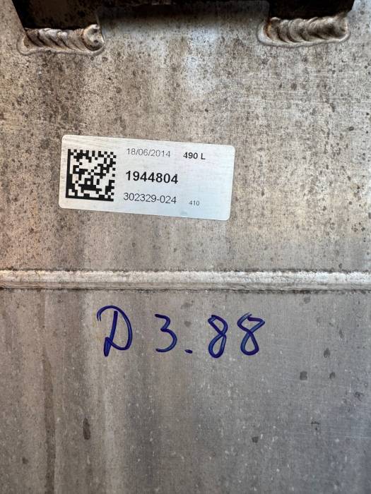 DAF XF106 Fuel Tank 490L Aluminium 1944804 1997365 2250677 Euro 6 Used view 5