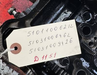 MAN TGA/TGS/TGX D2066 Cylinder Head 51031006462 51.03100-6462 51011006212 Used view 4