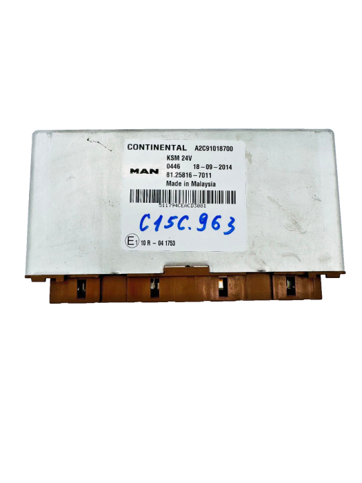 MAN TGS/TGX KSM Control Unit 81258167011 A2C91018700 81258167007 24V Euro 6 Used Computers & Cruise Controls Computers & Cruise Controls