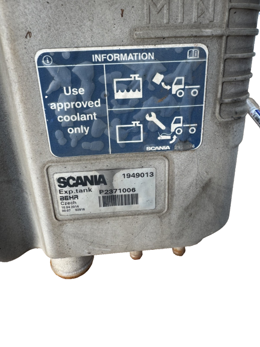 Scania P/G/R/T Coolant Expansion Tank 1949013 2401669 Behr P2371006 Used view 7
