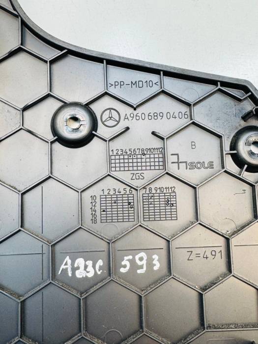 Mercedes Actros MP4 Dashboard Side Cover A9606890406 A9606890206 Left Used view 2