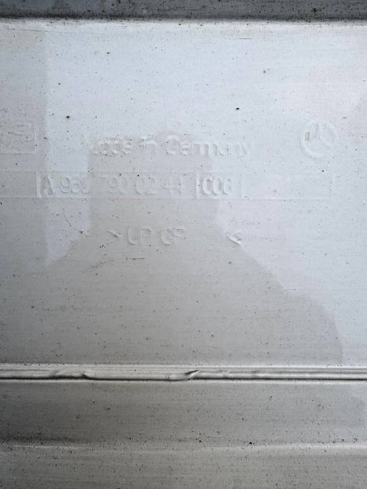 Mercedes Actros MP4 Right Cab Side Spoiler A9607900244 A9607900144 White Used view 5