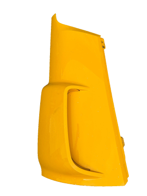 DAF XF106 RH Cab Corner Wind Deflector Panel 1835762 1835710 Euro 6 Yellow Used
