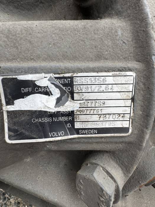 Volvo FH4/FM4 RSS1356 Rear Differential 21977761 EV91 2.64 Ratio OEM Used view 2