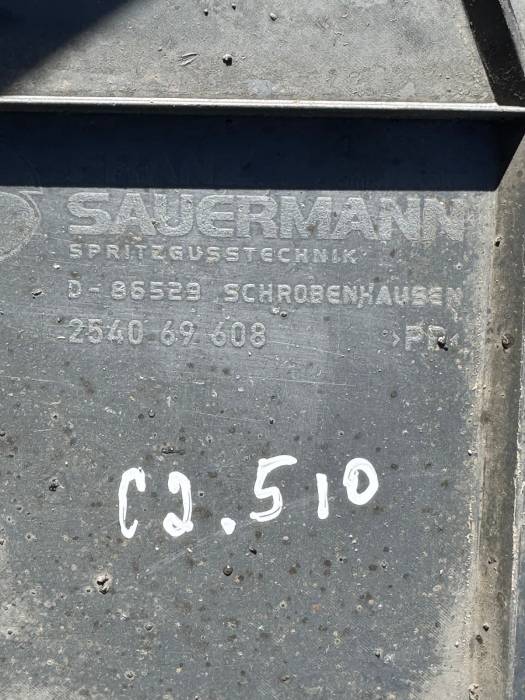 Man TGA/TGS/TGX Rear Axle Mudguard Front 690mm 254069608 81664106599 Used view 7