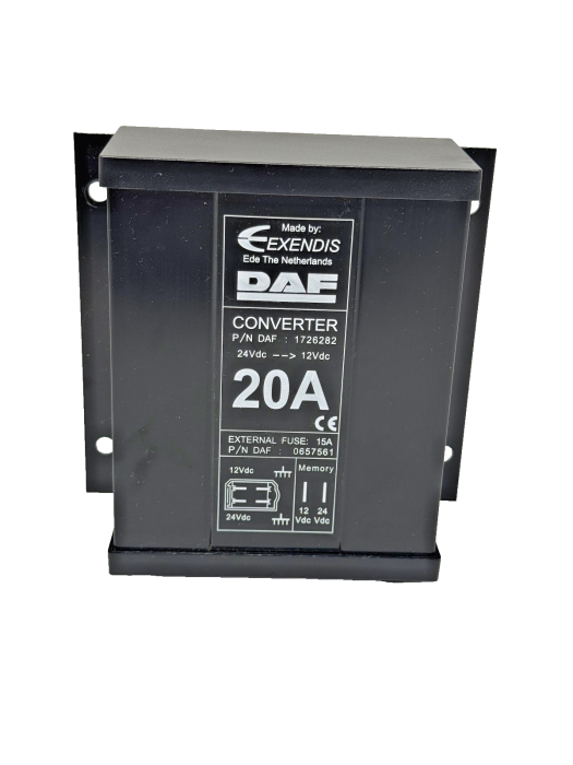DAF XF/CF 24V to 12V Converter Control 20A 1726282 0657561 Exendis Euro 6 Used Other Lorry/Truck Parts Other Lorry/Truck Parts