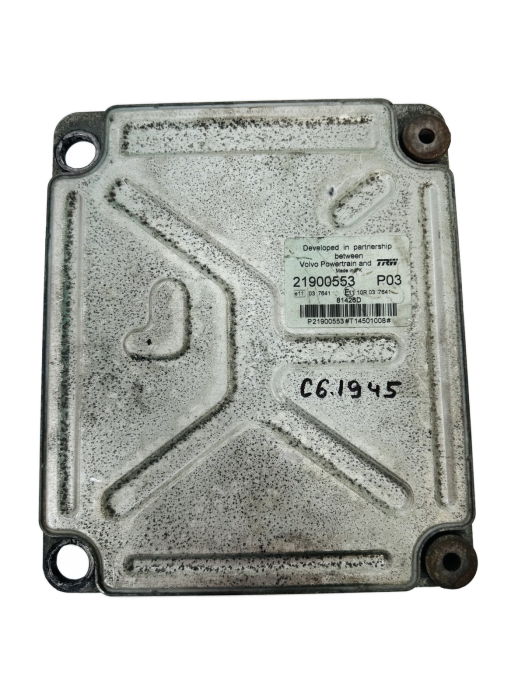 Volvo FH4 D13 Engine Control Module ECU 21900553 P03 TRW Euro 6 OEM Used view 2