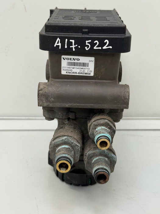 Volvo FH4/FM4 EBS Modulator Valve 21114974 K029246 22225550 Front Axle 24V Used